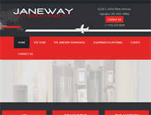 Tablet Screenshot of janewaymachine.com